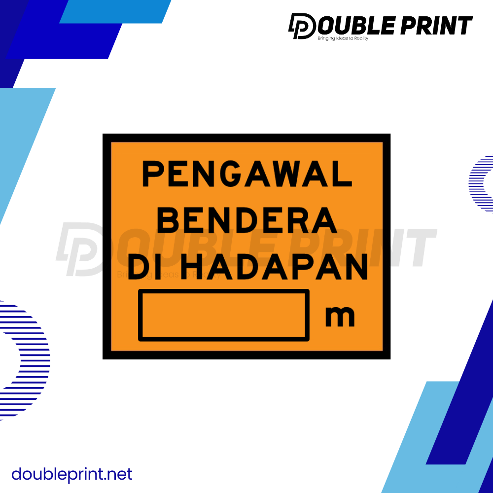 Sign_Flagman Ahead